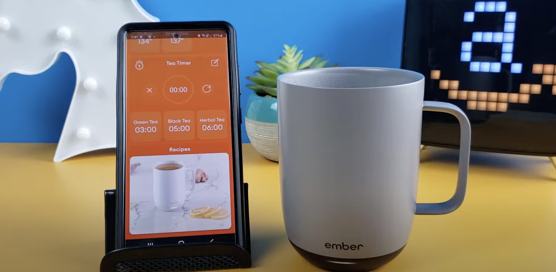 ember gray mug-phone with e...