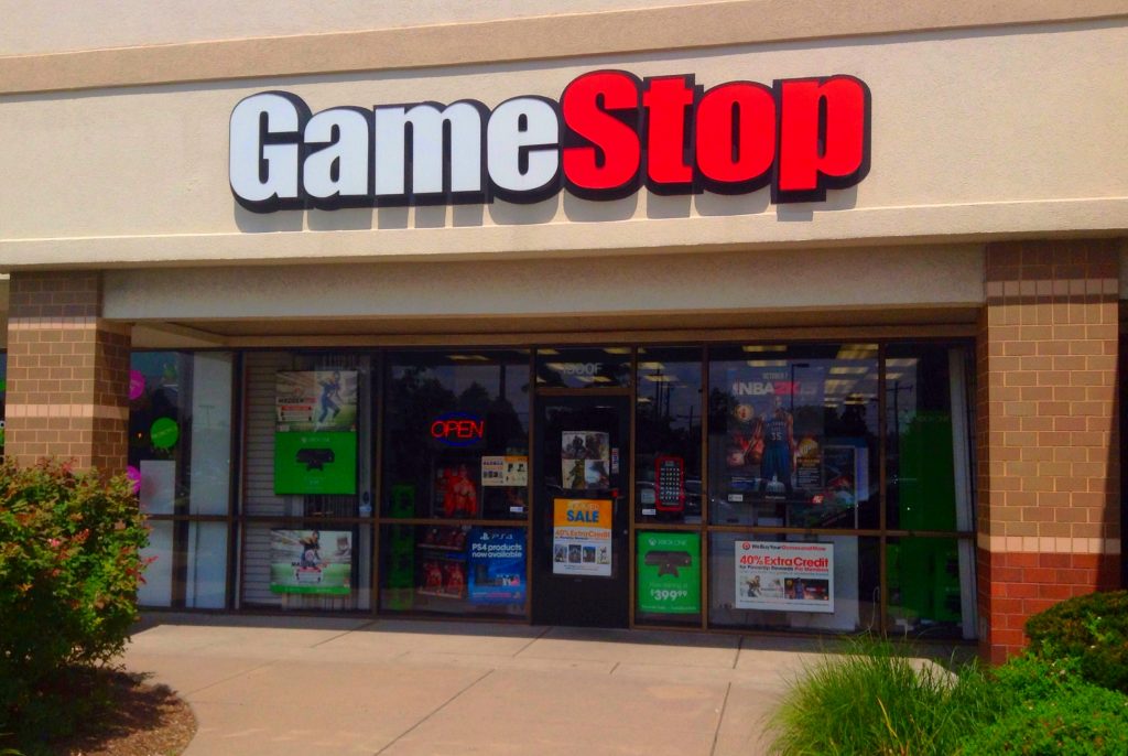 game stop store front
